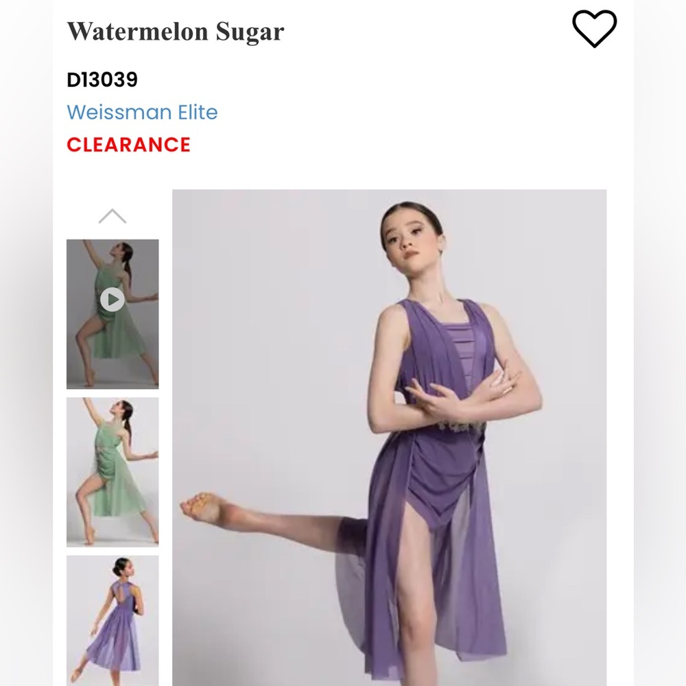 Weissman Elite Lavender Asymmetrical Dress